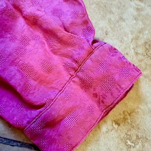 Carole Little St. Tropez  Pink Silk Shirt - Picture 8 of 8